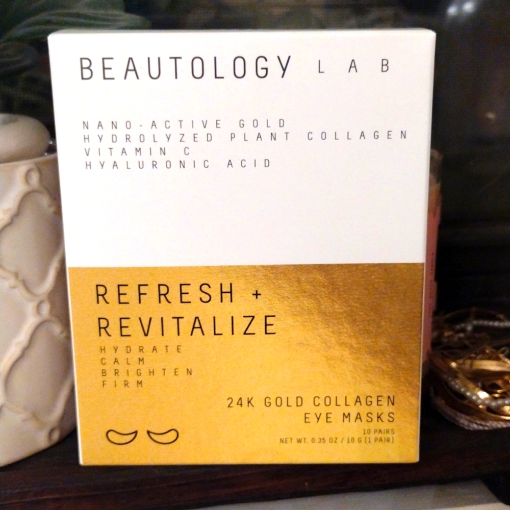 NWT Beautology Lab 24K Gold Collagen Eye Masks 10 pairs